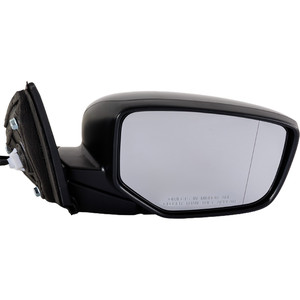 Power Mirror for Honda Accord 2013-2017, Right Passenger Side, Manual Folding, Non-Heated, Paintable, Without Auto Dimming, Blind Spot Detection, Memory, and Signal Light, Replacement