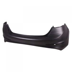 Rear Bumper Cover for Hyundai Elantra 2017-2018, Primed (Ready to Paint), Excluding Sport Model, USA Built Vehicle - CAPA-Certified, Replacement