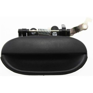 Outer Rear Left Driver Door Handle for 1995 - 1999 Hyundai Accent, Exterior Replacement, Black,  8365022000