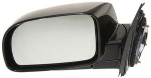 Power Mirror for Hyundai Santa Fe 2007-2012, Left Driver Side, Manual Folding, Heated, Paintable, Replacement