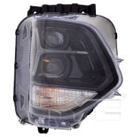 Headlight Assembly for Hyundai Santa Fe 2019-2020, Right Passenger, LED - CAPA-Certified, Replacement