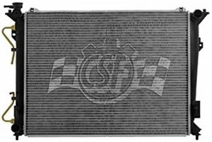 Radiator Assembly for 2006 - 2008 Hyundai Sonata 2.4L L4 Manual Transmission,  253103K090, Replacement