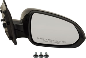 Power Mirror for Hyundai Accent 2018-2022, Right Passenger, Manual Folding, Non-Heated, Paintable, without Auto Dimming, Blind Spot Detection, Memory, and Signal Light, Replacement