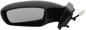 Power Mirror for Hyundai Sonata 2011-2014, Left Driver, Manual Folding, Heated, Paintable, with Signal Light, Excluding Hybrid Model, Replacement
