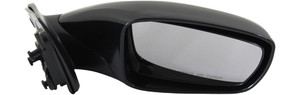 Power Mirror for Hyundai Sonata 2011-2014, Right Passenger, Manual Folding, Heated, Paintable, Without Signal Light, Excluding Hybrid Model, Replacement