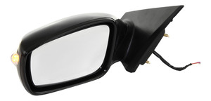 Power Mirror for Hyundai Sonata 2011-2014, Left Driver, Manual Folding, Non-Heated, Paintable with Signal Light, Excludes Hybrid Model, Replacement