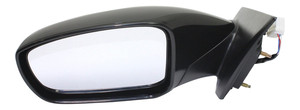Power Mirror for Hyundai Sonata 2011-2014, Left Driver, Manual Folding, Non-Heated, Paintable, without Signal Light, Excludes Hybrid Model, Replacement