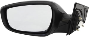 Power Mirror for Hyundai Elantra 2011-2013, Left Driver, Manual Folding, Heated, Paintable, without Auto Dimming, Blind Spot Detection, Memory, Replacement and Signal Light