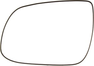 Mirror Glass for Hyundai Accent/Kia RIO/RIO5 2010-2011, Left Driver, Non-Heated, with Backing Plate, Hatchback/Sedan, Replacement