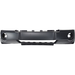 Front Bumper Cover for Jeep Grand Cherokee 2005-2007, Primed (Ready to Paint), with Fog Light Holes, Excluding SRT-8 Model, Replacement (CAPA Certified)