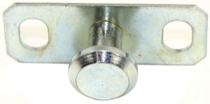 Front Bumper Bracket for Jeep Grand Cherokee 1993-1998, Right Passenger = Left Driver Side Mounting Plate, Steel, Replacement