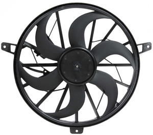 Radiator Fan & Motor for 1999-2003 Jeep Grand Cherokee / 2002-2007 Liberty, Compatible with 3.7L/ (4.0L/4.7L, without Tow Package), Replacement