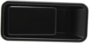 Front Exterior Door Handle for Jeep Wrangler 1987-2006, Left Driver, Half Door Type, Smooth Black, Replacement