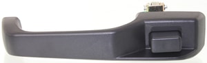 Rear Exterior Door Handle for Jeep Cherokee 1997-2001, Right Passenger, Textured Black, without Hole, Also Fits Front, Replacement
