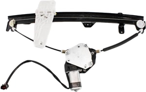 Front Window Regulator for Jeep Grand Cherokee 1999-2000, Right Passenger, Power, with Motor, Up To March 9, 2000, Replacement