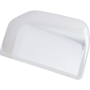 Mirror Cover for Ford F-150 Pickup 2015-2020, Right Passenger, Standard, Non-Towing, without Signal Light, Crew/Extended Cab, Excluding Raptor Model, Chrome, Replacement