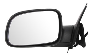 Power Mirror for Jeep Grand Cherokee 1999-2004, Left Driver Side, Manual Folding, Non-Heated, Textured, with GTN 3 Pin Plug, Replacement