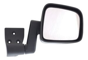 Manual Adjust and Fold Mirror for 2003-2006 Jeep Wrangler, Left Driver Side, Non-Heated, Textured, Replacement