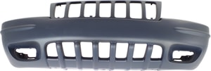 Front Bumper Cover for 1999-2000 Grand Cherokee, Primed (Ready to Paint), Suitable for Limited Model, Replacement by Jeep
