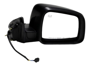 Power Mirror for Jeep Grand Cherokee WK 2011-2022, Right Passenger, Manual Folding, Heated, Paintable, without Auto Dimming, Blind Spot Detection, Memory, Signal Light, and Puddle Light, Replacement