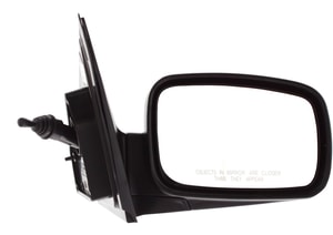 Manual Remote Right Passenger Mirror for Sorento 2003-2009, Manual Folding, Non-Heated, Textured, Replacement