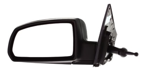 Manual Adjust, Manual Folding, Non-Heated, Paintable Mirror for 2006-2009 Kia RIO Hatchback/Sedan, Left Driver Side, Replacement
