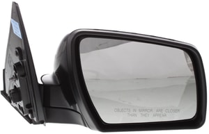Power Mirror for 2010-2011 Kia Soul, Right Passenger Side, Manual Folding, Non-Heated, Paintable, Without Memory, Includes Puddle Light and Signal Light, Replacement