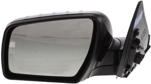 Power Mirror for Kia Soul 2010-2011, Left Driver, Manual Folding, Heated, Paintable, w/o Memory, with Puddle Light and Signal Light, Replacement
