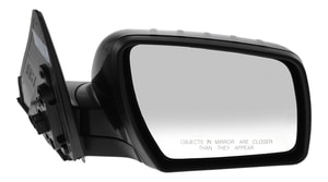 Power Mirror for Kia Soul 2010-2011, Right Passenger, Manual Folding, Heated, Paintable, Without Memory, Puddle and Signal Light, Replacement