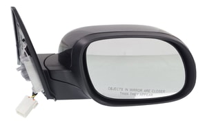 Power Mirror for Kia Soul 2014-2019, Right Passenger Side, Manual Folding, Heated, Paintable, with Signal Light, without Memory and Puddle Light, Replacement