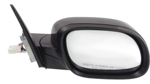 Power Heated Mirror for Kia Soul 2014-2019, Right Passenger Side, Manual Folding, Paintable, without Memory, Includes Puddle and Signal Light, Replacement