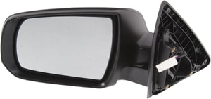 Power Mirror for Kia Sorento 2011-2013, Left Driver Side, Manual Folding, Non-Heated, Textured, Without Blind Spot Detection, Memory, and Turn Signal Light, Replacement