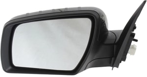Power Mirror for Kia Soul 2012-2013, Manual Folding, Left Driver Side, Heated, Paintable, with Signal Light, Replacement
