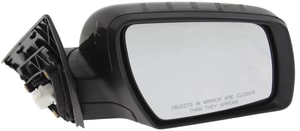 Power Heated Mirror for Kia Soul 2012-2013, Right Passenger Side, Manual Folding, Paintable with Signal Light, Replacement