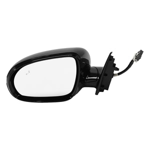 Power Folding Mirror for Kia Sorento 2016-2018, Left Driver, Heated, Paintable, with Blind Spot Detection, Memory, and Signal Light, Replacement