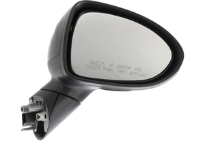 Power Heated Paintable Manual Folding Mirror for Kia RIO Hatchback/Sedan 2012-2014, Right Passenger Side, w/o Signal Light, Replacement