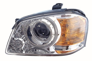 2003 - 2004 Kia Optima Front Headlight Assembly Replacement Housing / Lens / Cover - Left Driver Side