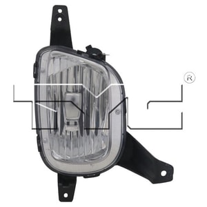 Fog Light Assembly for 2015 - 2018 Kia Sedona, Passenger Side Replacement Housing / Lens / Cover, Multireflector Square Type,  92202A9010, Replacement