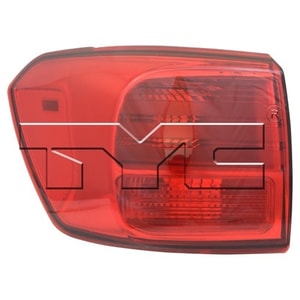 Left Driver Outer Rear Tail Light Assembly for 2015 - 2016 Kia Sedona, Replacement, Bulb Type,  92401A9020