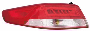 LED Tail Light Assembly for Kia Optima 2016-2019, Left Driver, Outer, Type 1, Non-Hybrid 2016-2018/2017-2019 Hybrid Models, CAPA-Certified, Replacement