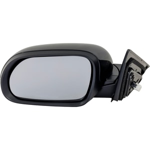 Power Mirror for KIA SOUL 2020, Left Driver, Manual Folding, Heated, Textured Base, Paintable, with Signal Light, without Blind Spot Detection, Replacement