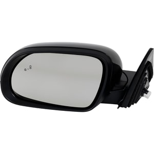 Power Mirror for Kia Soul 2020-2023, Left Driver, Manual Folding, Heated, Paintable, with In-housing Signal Light, Blind Spot Detection in Glass, without Memory, Puddle Light, Auto-Dimming, Replacement
