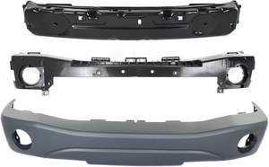 Front Bumper Cover Assembly for 2004-2006 Dodge Durango, 3-Piece Kit with Bumper Absorber and Bumper Reinforcement, Replacement