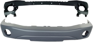 Front Bumper Cover for Dodge Durango 2004-2006, Primed (Ready to Paint), 2-Piece Kit with Bumper Absorber, Replacement