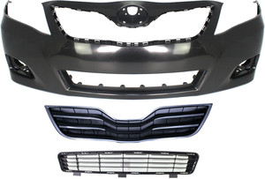 3-Piece Grille Kit for 2010-2011 Toyota Camry, USA Built, with Bumper Cover and Bumper Grille - Replacement