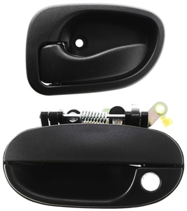 Auto Body Repair 2-Piece Kit for Hyundai Accent 1995-1998, Front, Left Driver, Interior and Exterior Replacement
