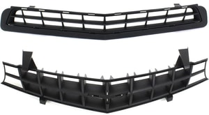 2-Piece Grille Kit for 2010-2013 Chevrolet Camaro with Bumper Grille, Replacement Part