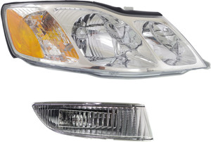 Fog Light for Toyota Avalon 2003-2004 Right Passenger, 2-Piece Kit, Assembly, Halogen, includes Headlight, Replacement