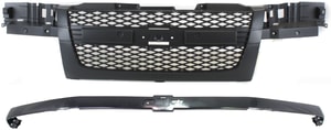 Grille Kit for 2004-2012 Chevrolet Colorado, 2-Piece Set with Grille Trim, Replacement Part