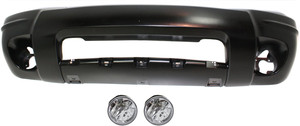 Front Bumper Cover for 2004 Jeep Grand Cherokee, 3-Piece Kit with Fog Lights, Suitable for Laredo, Limited, Overland Models, Replacement